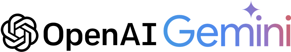 Logos de proveedores de inteligencia artificial usados en validación automática de documentos para control documentario de contratistas